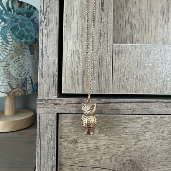 Anna Beck Gold-plated Owl Pendant Necklace - Picture 10 of 10
